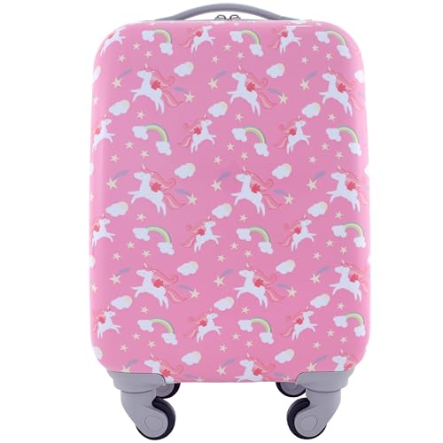 Image of Travelers Club 5 Piece Kids' Luggage Set, Unicorn