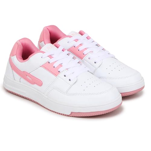 Image of TRASE Casual Sneaker Shoes for Women | Soft Cushioned Insole | Sneakers for Woman | Lightweight | Comfortable | Stylish, Trendy Girls and Women Sneakers with Laces