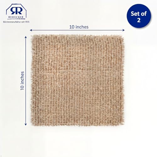 Image of Redecker Copper Cleaning Cloth, XL Size - Large Non-Scratch Scrubber for Pots, Pans, Grill & Kitchen Surfaces - Reusable Copper Cloth for Heavy Cleaning, Made in Netherlands