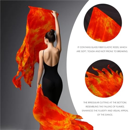 Accessoire danse du ventre soie prophète feu blanche - 5