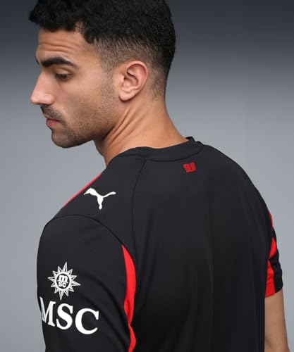 A.C. Milan Maglia Gara Home, Temporada 2025/2026, Camiseta de fútbol, Producto Oficial, Rossonero, M Unisex Adulto