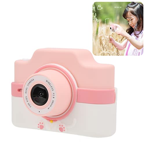Ranvo Câmera de tela de 3 polegadas, 48 MP de alta definição linda câmera infantil DC 5.0 V-1A tela