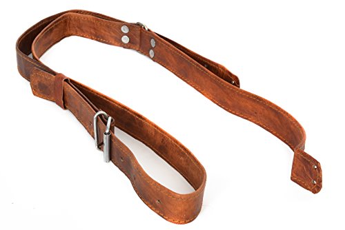 Preisvergleich Produktbild Tragiegurt Trageriemen Umhängeriemen Schultergurt Kameragurt Braun Leder