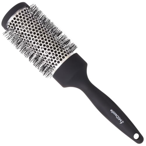 Image of Midazzle Hot Curl Brush for Hair Styling, Blow Dry Tool for Curls, Volume & Waves, Anti Frizz Smoothing, Professional Salon & Home Grooming Accessory, Small Size (India's Fastest Growing Brand) (MIHB0030)