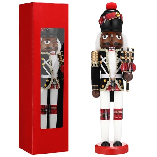 Hungdao 15 Inch Black Christmas Nutcracker