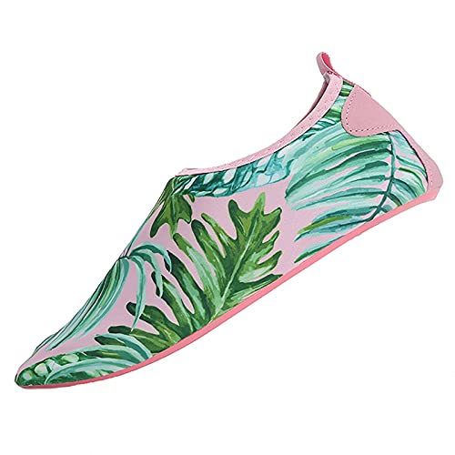 Schnorchelschuhe Unisex Wassersportschuhe, rutschfest Atmungsaktiv Leicht Weiche Bequem Badeschuhe Schwimmschuhe Strandschuhe Strandschuhe Schnell Schwimmschuhe Surfschuhe,002,40/41 Cover