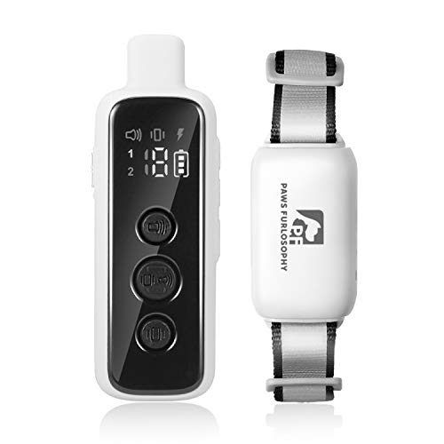 Dog Training Collar with Remote,No Shock Dog Collar, 1000ft Remote Control Dog E Collar, 3 Training Modes, Suitable for Small, Medium, Large Dogs, IPX7 Waterproof
