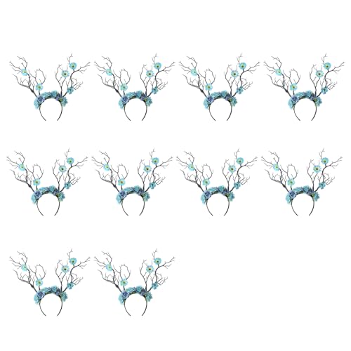 Bandeaux à fleurs de cerf pour accessoires de déguisement de fête et festivals
