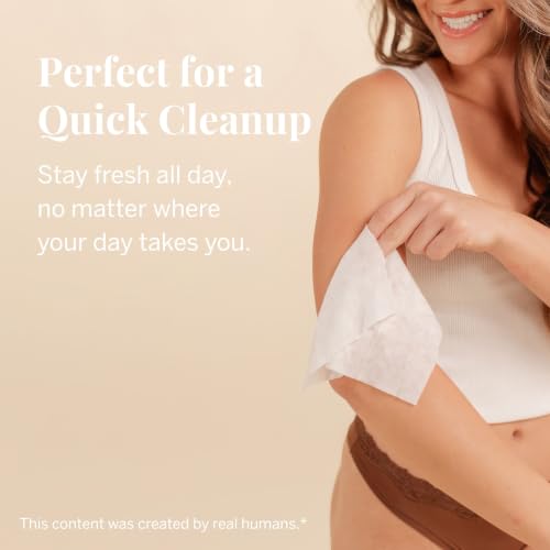 Image of Pixie Menstrual Cup Wipes - Chamomile Scented, Flushable, Biodegradable & pH Balanced - Best Individually Wrapped Wipes for On-The-Go & Public Bathrooms - Wash & Cleaner for Cups & Discs (20 Count)