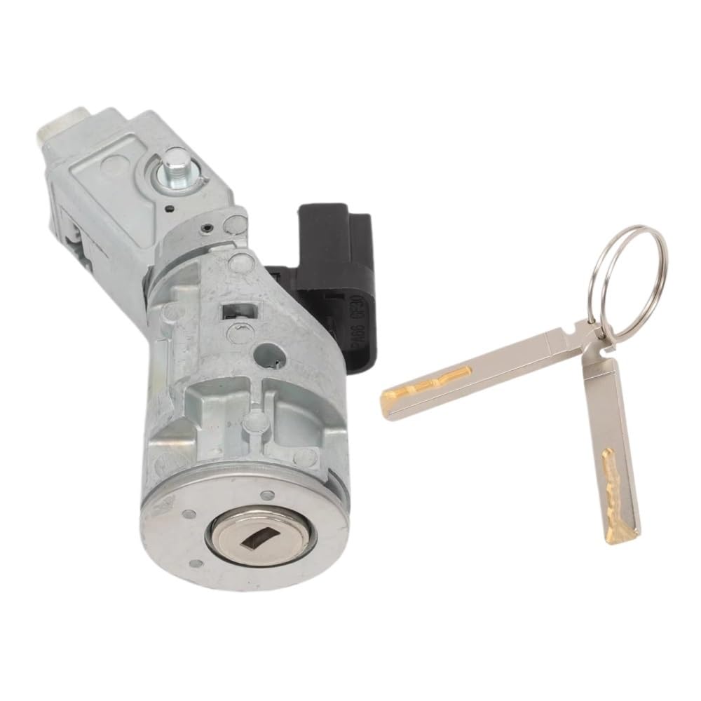 Ningqonggongshi One Color Lock Cylinder Assy Compatible With Citroen For Berlingo B9 69057-48011 69057-41010 Car Ignition Switch Lock Cylinder With 2 Keys