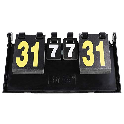 BESPORTBLE – Placa de pontuação para competição esportiva digital de 4 pontos, marcador flipper para
