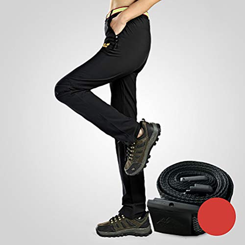 XYZLEO Hiking Pants Breathable Walking Pants Women Elastic Force Quick Dry Comfortable Zip