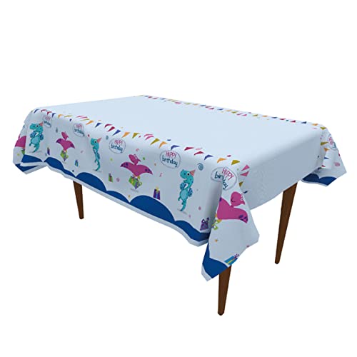 VICASKY Fondo de Pantalla de Dinosaurios Mantel Rectangular de Decoración de Mesa de Cumpleaños Casa