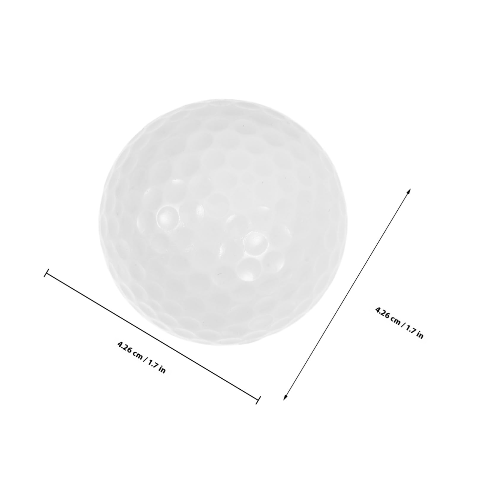 10 Piezas Bolas de Golf de Entrenamiento Interiores Duraderas Bolas Accesorio para Práctica Deportiva