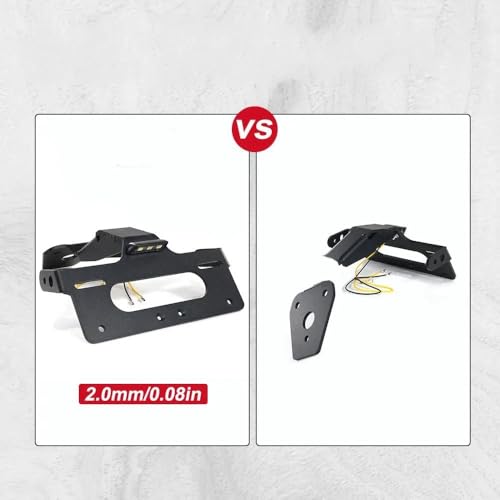 Support plaque Triumph Tiger 660 pour balades et sorties