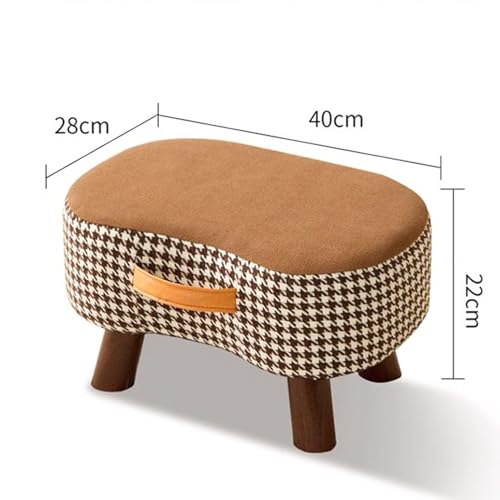 Schuhregal aus Stoff, stapelbares Design mit Holzbeinen, tragbarer Griff für Eingangsbereich und Wohnzimmer, platzsparende Organisationslösung