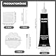 ePicsoa Leder Reparatur Set Schwarz, 2 x 50ml Flüssigleder Schwarz, Kunstleder Reparaturset, für Lederprodukte Wie Autositze,Sofas,Schuh