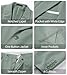 HUUTOE Mens Suits Classic Fit 2 Piece Stretch Sage Green Suits for Men Classic Wedding Two Piece Suit Jacket and Pants Set for Man XL