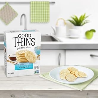 Nabisco Good Thins, Gluten Free Simply Salt Rice Snack Crackers, 3.5 Oz.