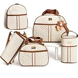 kit 5 Bolsas Mala Saída Maternidade (bege)