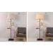 Hogar, Novedad Piso Lámpara de pie-luz Estilo americano Sala de estar Dormitorio...