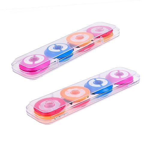 Abaodam 1 Pack Fishing Line Bobbin Spools Silicone Fishing Line Holder Hard Storage Box Lightweight and Sturdy Design for Easy Carrying and Organization