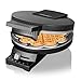 Produktbild Cloer 180 Waffeleisen für eine Herzwaffel, 930 W, Waffelgröße 16 cm, schwere Backplatten, optische und akustische Fertigmeldung, Metall, schwarz