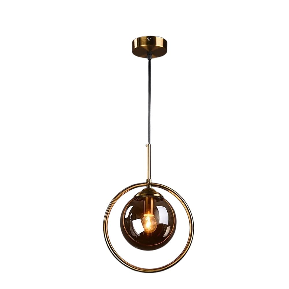 Lámpara de techo de latón para iluminar espacios oscuros con estilo nórdico 7