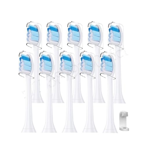 Replacement Brush Heads HX9031 HX9021 Compatible For HX3226/HX6930/HX6730/HX6530/HX6063/HX9033 Electric Toothbrush Replace(10Pcs