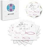 🐟 [ Zufriedenstellender After-Sales-Service ] : Alintor 48 Stück Servietten Kommunion, schöne servietten, Jedem Gast bestimmt ein kleines Lächeln ins Gesicht zaubern. 30-tägige Geld-zurück-Garantie, 12-monatige Produktersatzgarantie und freundlicher Kundenservice.