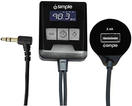 iSimple ISFM31 Universal 3.5mm FM Transmitter for MP3 Players and CD Players