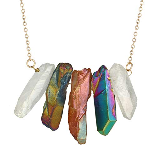 Pendentif en cristal bleu pour une soirée élégante ou un cocktail chic