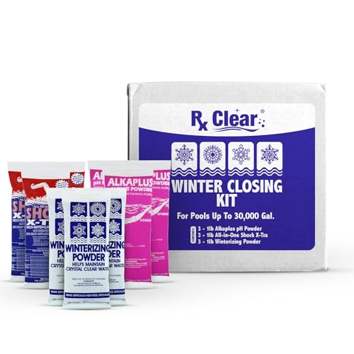 Rx Clear Pool Closing Kit for Above Ground & Inground Pools