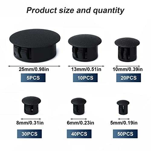 SAVITA 6 Sizes Plastic Hole Plugs - Image 2