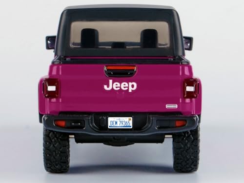 Motormax Gladiator Overland Pickup 1:24 Morado y Negro miniatura 5