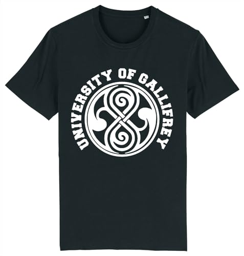 JVRUT University of Gallifrey Timelord DR Inspired by Who T-Shirt Black XXL JVRUT University of Gallifrey Timelord DR Inspired by Who T-Shirt Black XXL