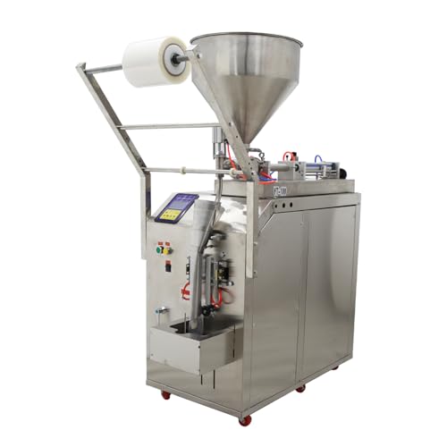 BEILOCKERY 10-100ml Automatic Liquid Filling Packaging Sealing Machine for Sauces Pastes Oils Packaging Speed 20-30pcs/min