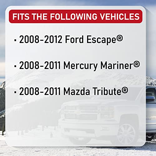 Rear Window Hinge Set - Compatible With Ford Escape, Mercury Mariner, Mazda Tribute 2008-2012 - Replaces 8L8Z78420A68C, 8L8Z78420A68D - Hinges Rear Hatch, Tailgate, Liftgate #TOP4