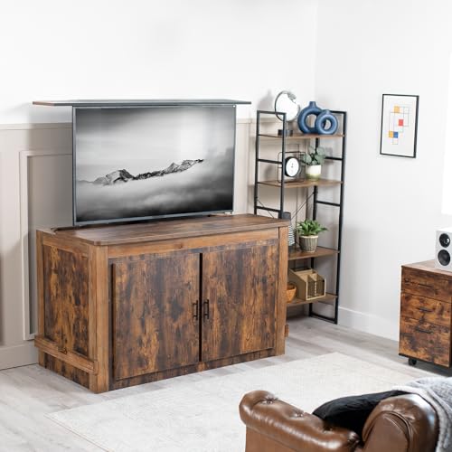VIVO MOUNT-E-UP65A Motorisierter TV-Ständer für 81,3 bis 65 Zoll Bildschirme, vertikaler Lift-TV-Ständer mit Fernbedienung, kompakte TV-Halterung, Halterung – Bild 3