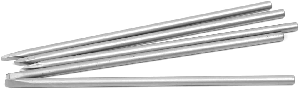 Carbide Chisel for Stone, Set of 4 pcs: 6mm + 8mm + 15mm + 20mm
