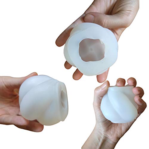 Topys 2-Pack Silicone Molds 3D Candle Molds, Woolen Ball Mould And Knot Mold,Ball Of Yarn Design Fondant Mold For Candle Making And Baking Making Soap Wax Cake Mousse Ice Cream #TOP2