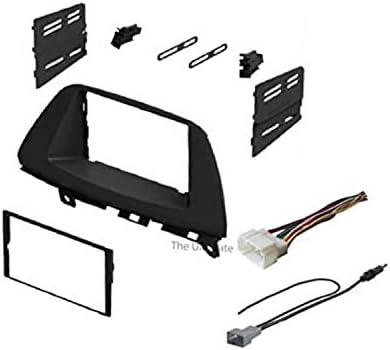 ASC Audio Install Kit for 2005-2010 Honda Odyssey Double Din Radio, Black ABS Wire Harness with Circular Connectors