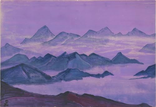 Impresiones de lienzo de alta calidad cuadro famoso Himalaya de Nicholas Roerich