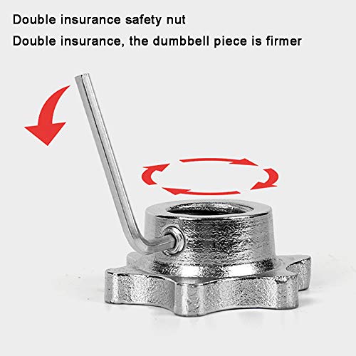 Plating halter een paar 15kg / 20kg halter afneembare halter fitnessapparatuur thuisoefening arm spier halter mannen en… - Afbeelding 3