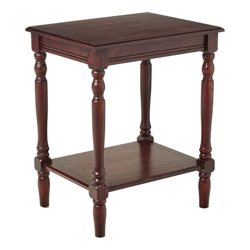 Image of Decor Therapy Simplify End Table with Shelf, Espresso