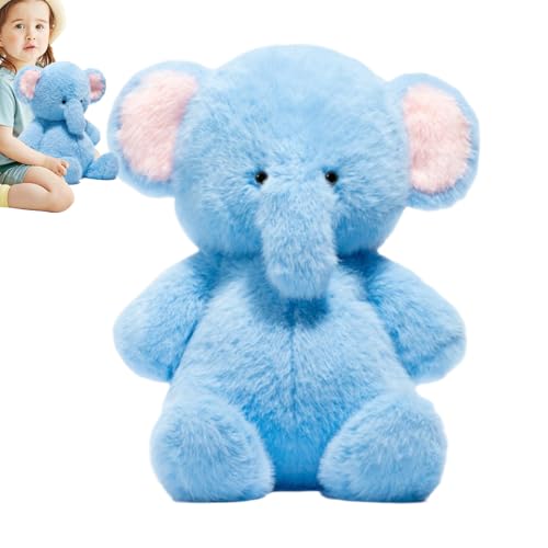 Poupée en peluche éléphant réaliste pour enfant et adulte déco chambre