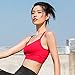 Produktbild Sport-BH, Mode Bequemer Roter Sexy Cross Back Push Up Sport Yoga BH, Hochelastischer, Schnell Trocknender Spandex, Professioneller Yoga Sport BH Top Fitness Frauen Für Yoga Running Gym Running, M.