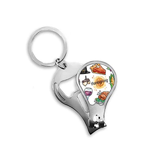 Coupe-ongles de pieds cadeau Thanksgiving motif aquarelle joyeuse pour surprendre vos proches