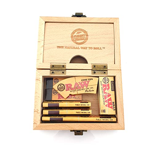 RAW Wooden Rolling Box Gift Set - STANDARD