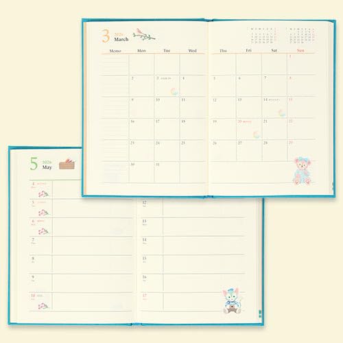 ダッフィー＆フレンズ　卓上、壁掛けカレンダー、スケジュール帳　３点セット 2025年用！東京ディズニーシー「ダッフィー&フレンズ